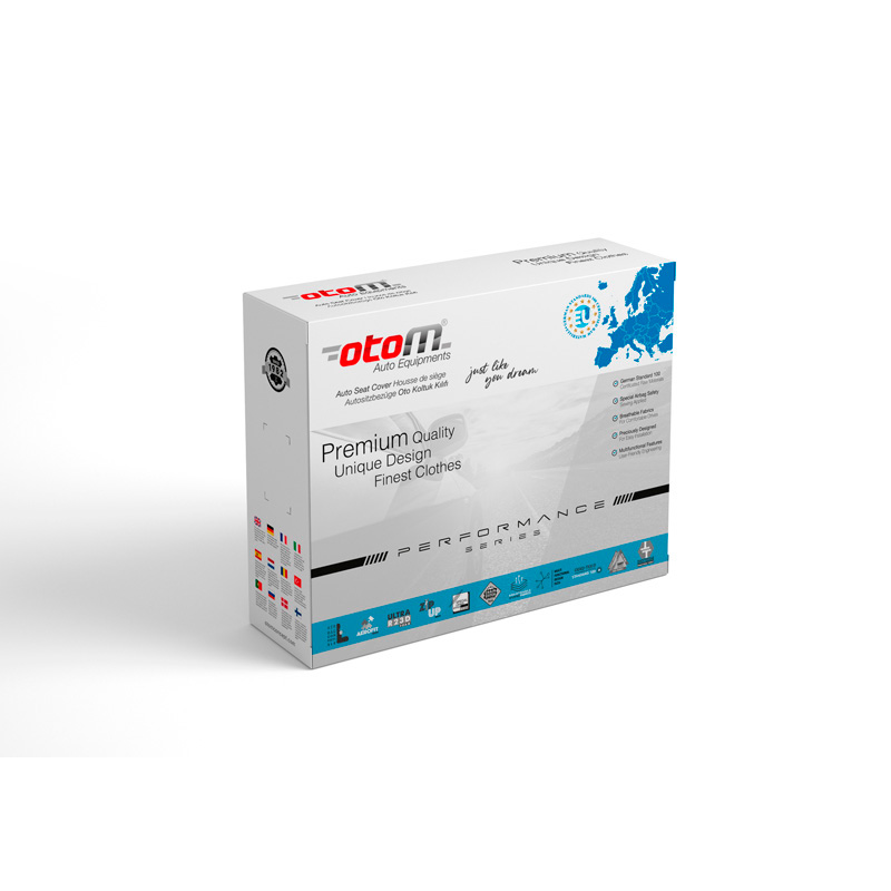 Original Design Stoffen Stoelhoezenset 1+1  Opel Combo 2018- (vaste passagiersstoel)