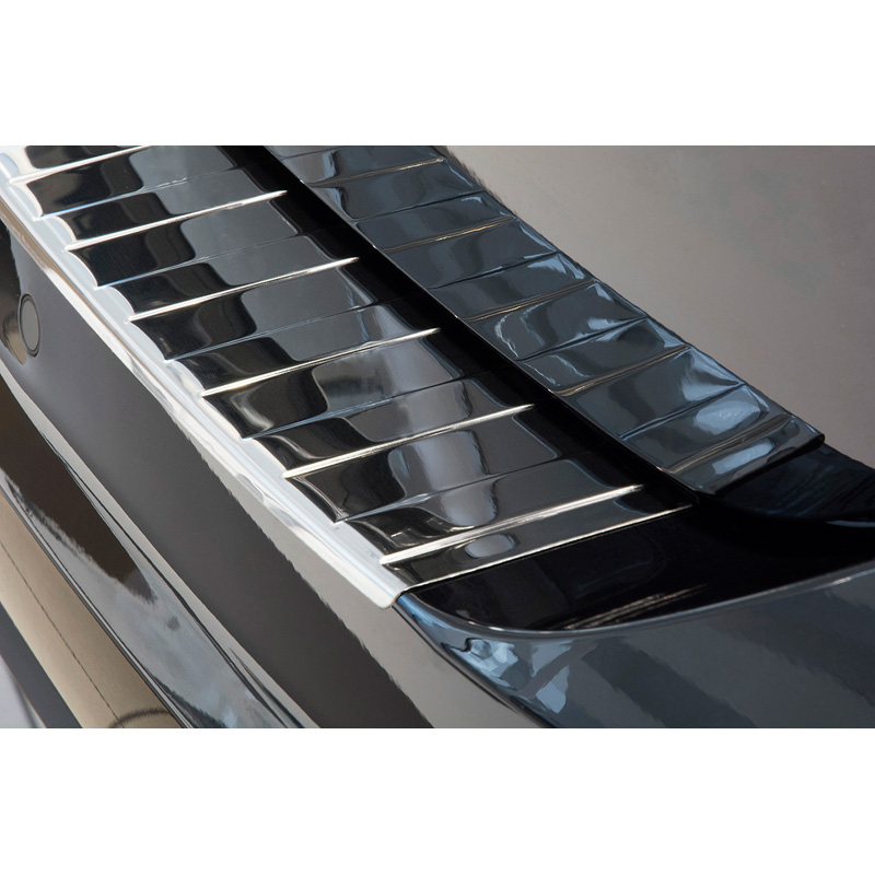 RVS Achterbumperprotector  Volkswagen Touran III 2015- incl. R-Line 'Ribs'