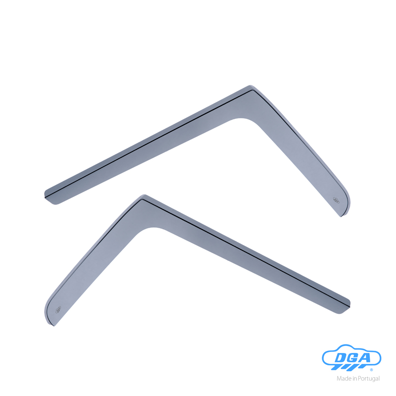 DGA Zijwindschermen  Renault Master III & Opel Movano B & Nissan NV400 2010-2024 (2-delig)