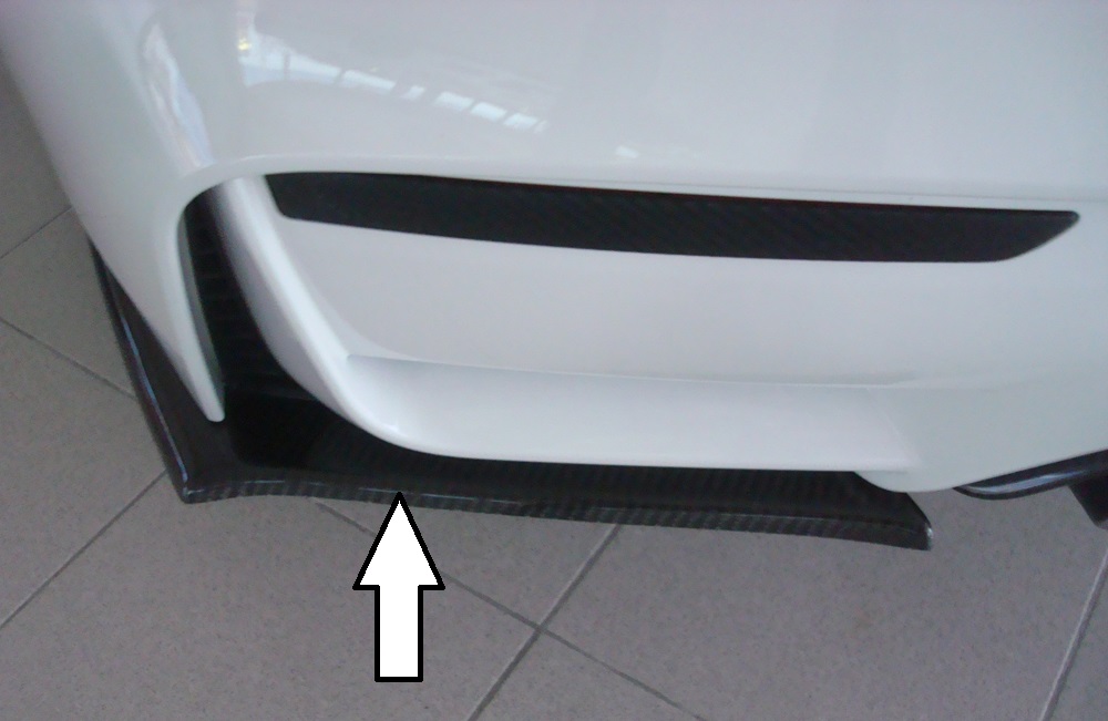 Opzetstuk Achterbumperhoek BMW M3/M4 F80/F82/F83 2014-...  Echt carbon Rieger