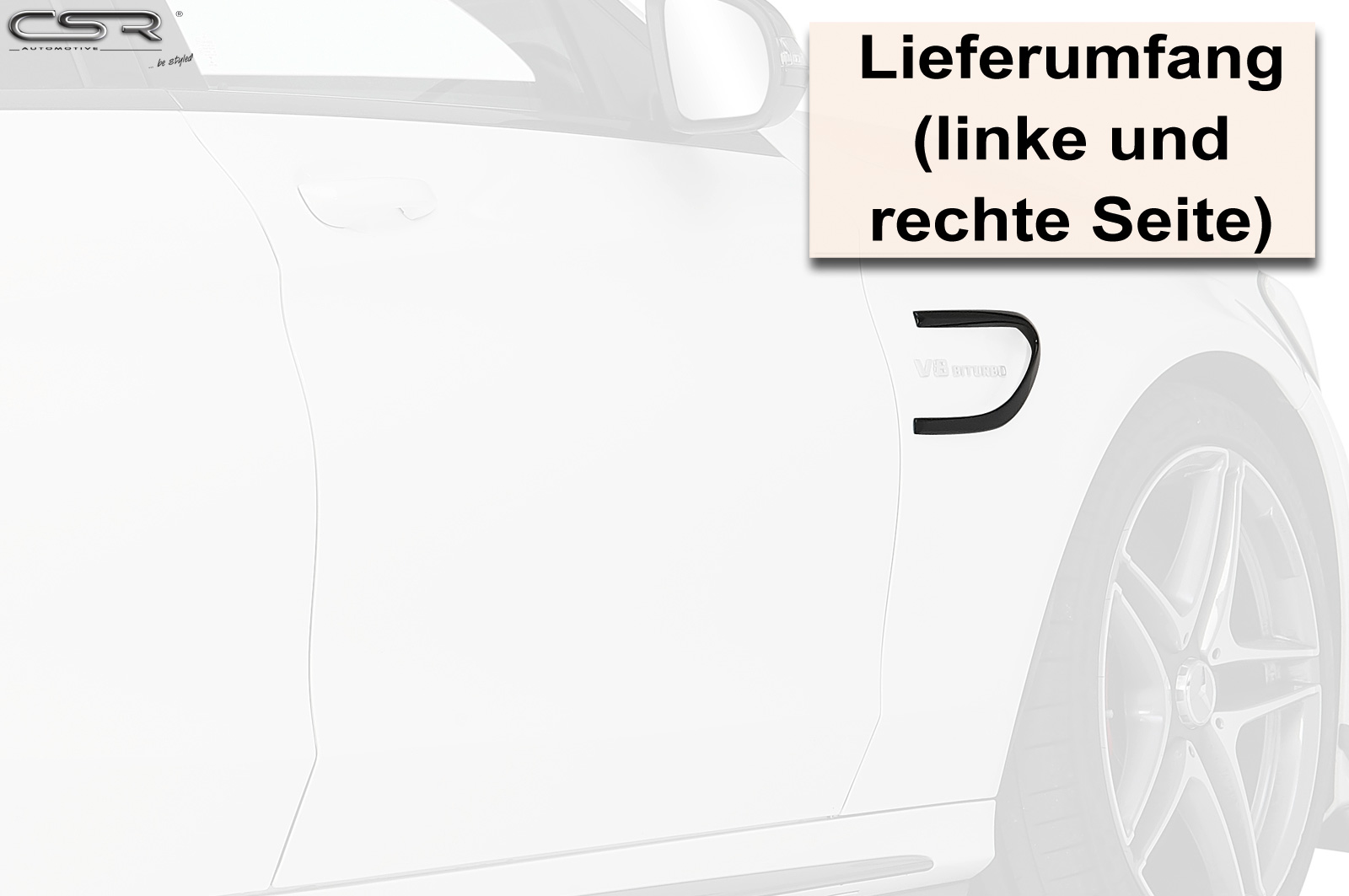 Airintakes framekant Mercedes-Benz C-Klasse 205