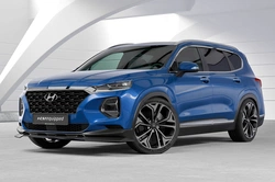 Voorspoiler Hyundai Santa Fe (Type TM) – CSR Automotive Bekerspoilerlip Glanzend Zwart