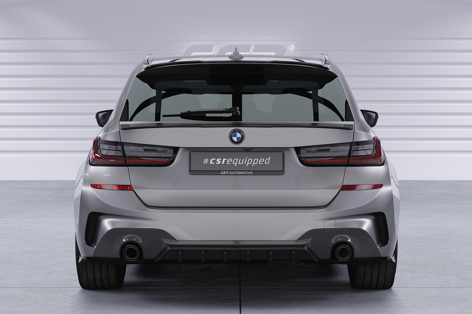 Achterspoiler BMW 3er G21 glans zwart 2019–