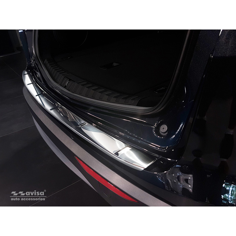 RVS Achterbumperprotector  Alfa Romeo Stelvio 2017- & FL 2020- 'Ribs'