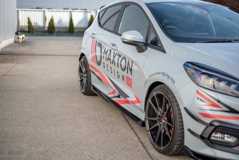 Zijskirts Diffusers Ford Fiesta Mk8 ST / ST-Line V.4 Glanzend Zwart