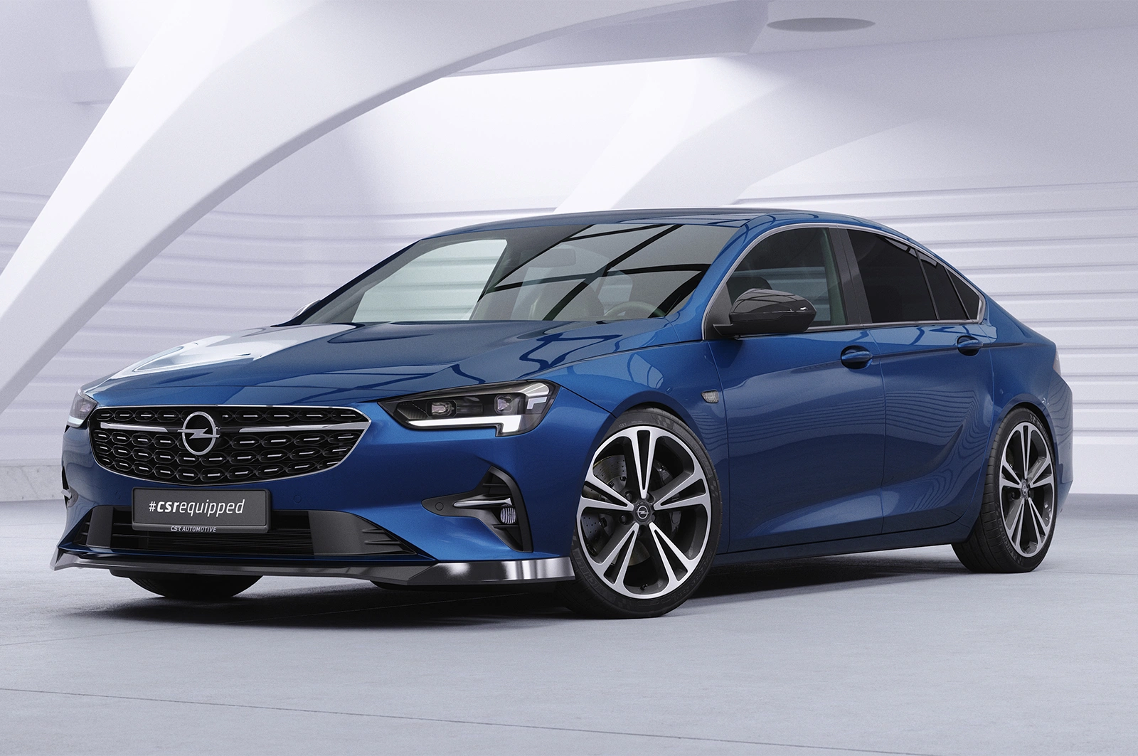 Voorspoiler Opel Insignia B CSR glans zwart (Facelift 2020–2022)