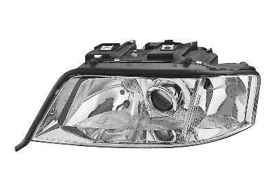 koplamp, H7+H1, links,-08/1999 Audi A6, 1997-2001