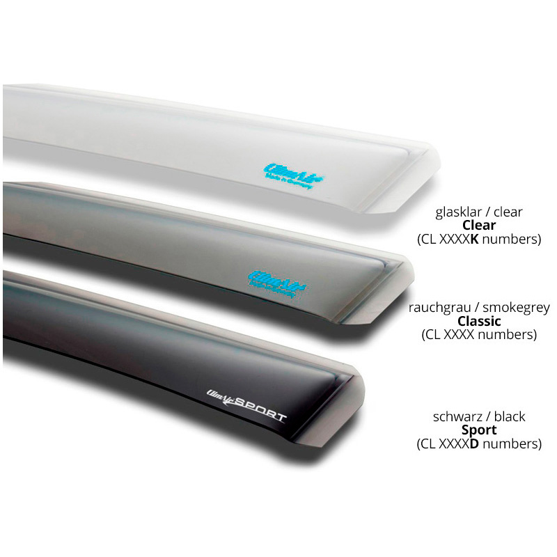 Zijwindschermen Helder  Hyundai Staria (US4) 2021-