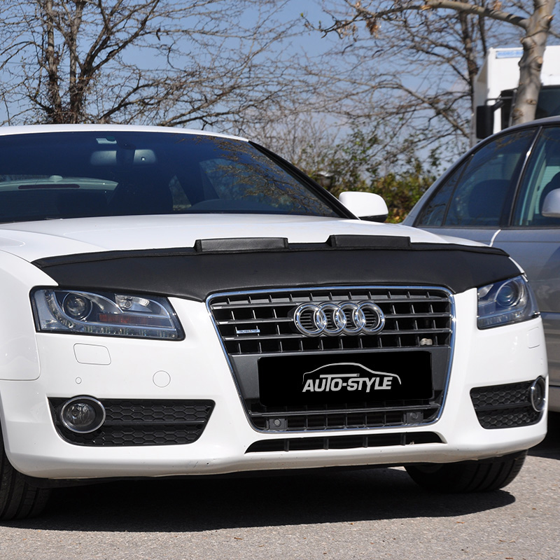 Motorkapsteenslaghoes  Audi A5 2007- 2016 zwart