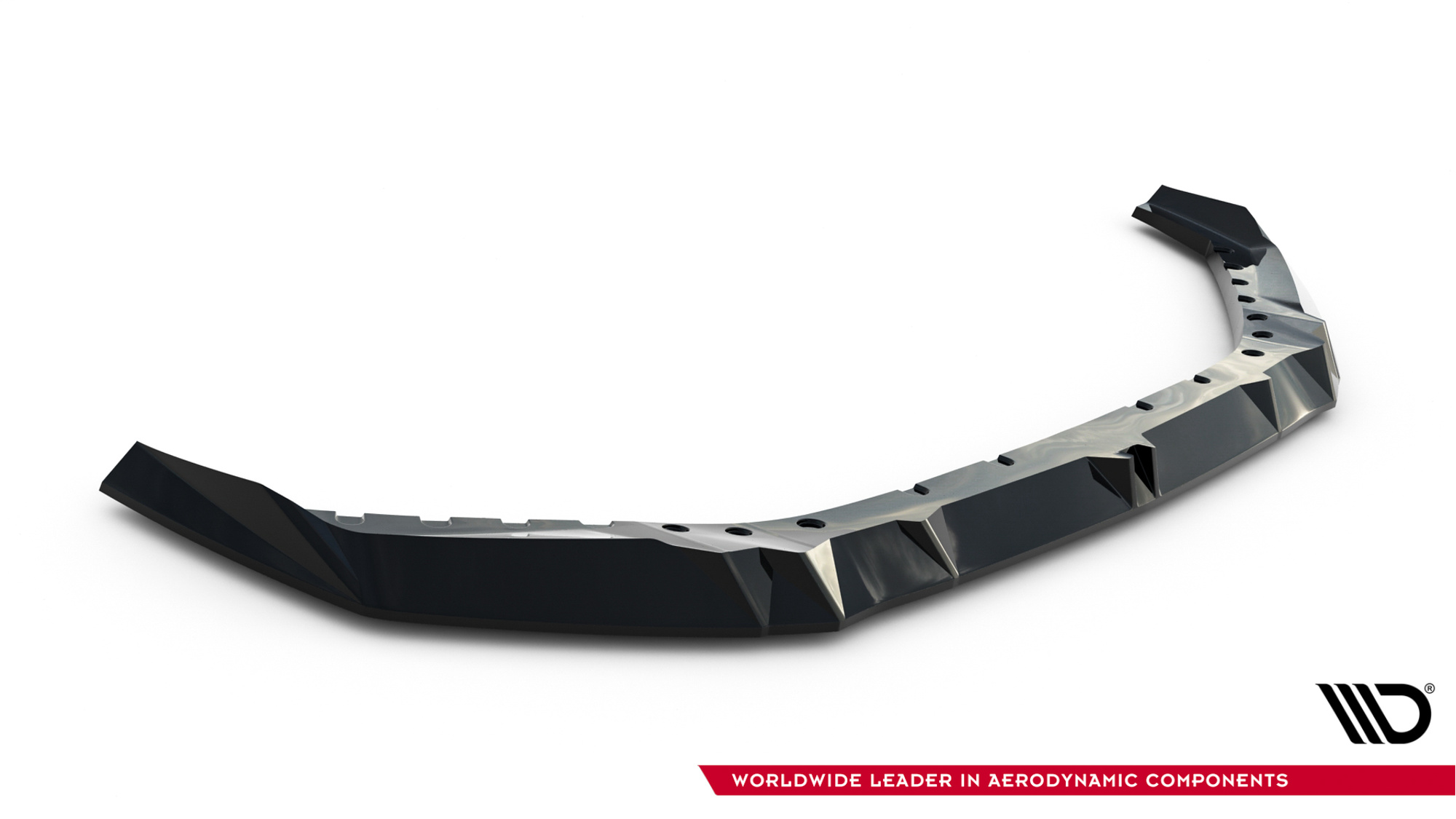 Voorspoiler V.1 BMW M5 Sedan / Touring G90 Glans Zwart Maxton