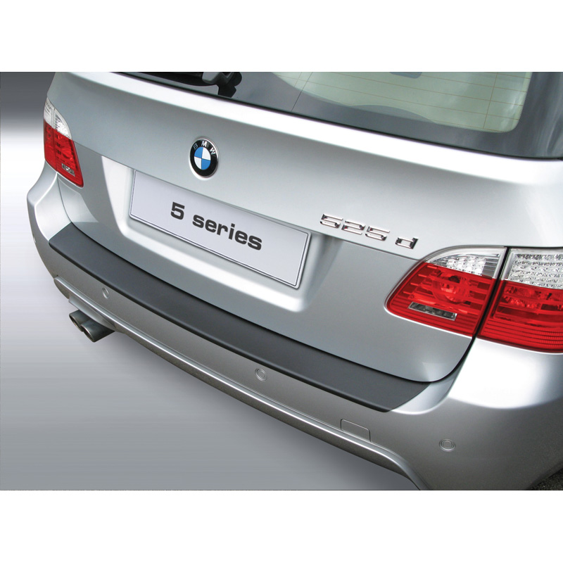 ABS Achterbumper beschermlijst  BMW 5-Serie E61 Touring 2003-2010 'M-Style' Zwart