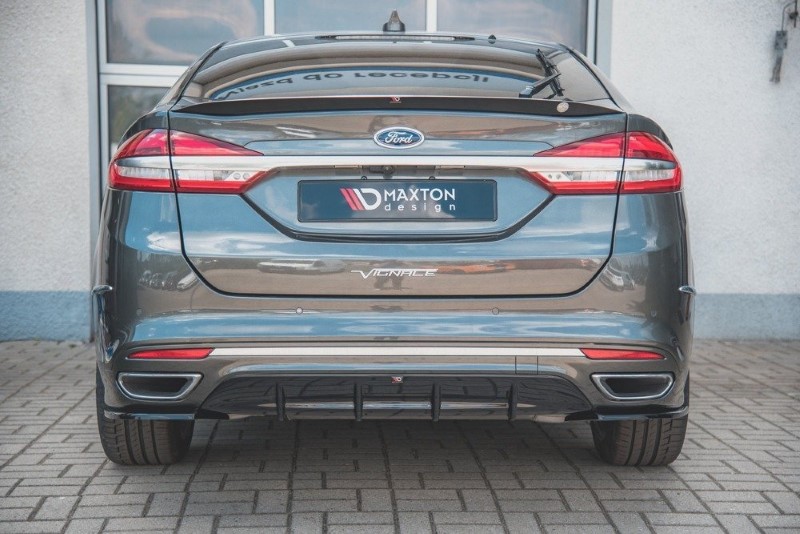 Achter Aanzet Ford Mondeo Vignale Mk5 Facelift Glanzend Zwart