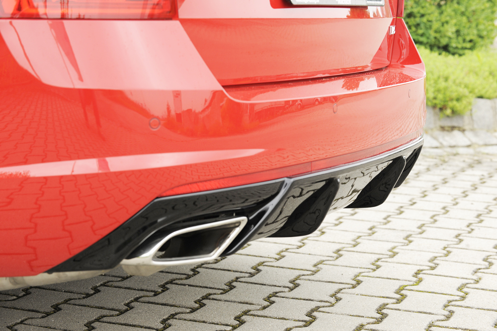Achterbumper Diffusor Glossy Black Skoda Octavia RS 5E