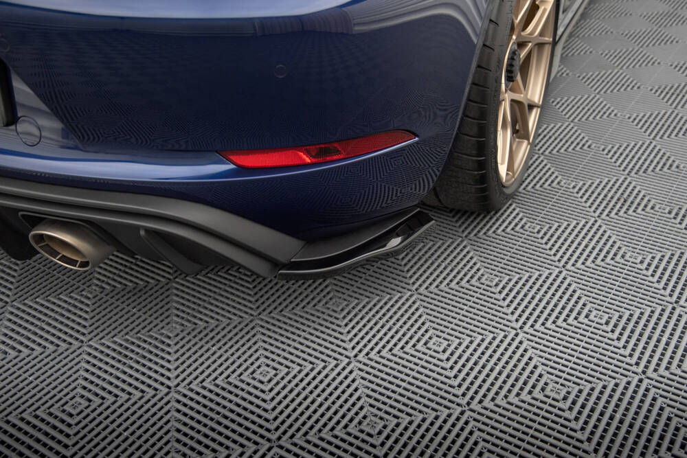 Zijdiffusers Porsche 718 Cayman GT4 RS Maxton Glans Zwart