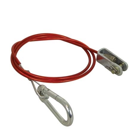 Breekkabel inclusief musketonhaak 100cm 1500N/150kg