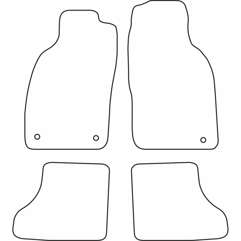 Automatten Velours  Saab 9-3 cabrio 1998-2002