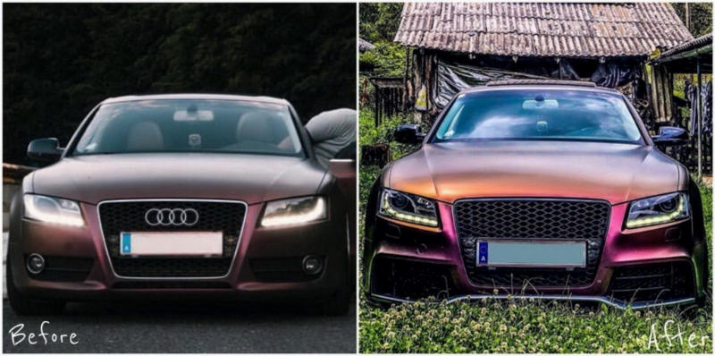 Voorbumper Audi A5 8T Pre Facelift (2008-2011) RS5 Design PDC