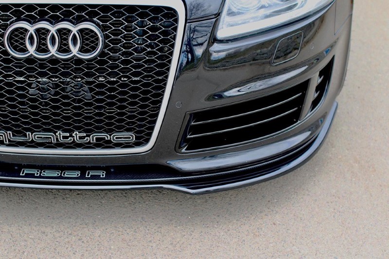 Voorspoiler Audi RS6 C6 Glanzend Zwart